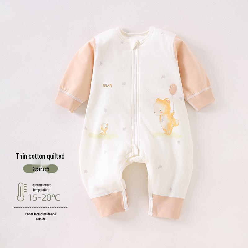 Уютный хлопковый спальный мешок для новорожденных с молнией - комбинезон от пинков для осени/зимы 90 (15 months-2 years, 21-24 lbs)
Уютный хлопковый спальный мешок для новорожденных с молнией - комбинезон от пинков для осени/зимы 90 (15 months-2 years, 21-24 lbs)