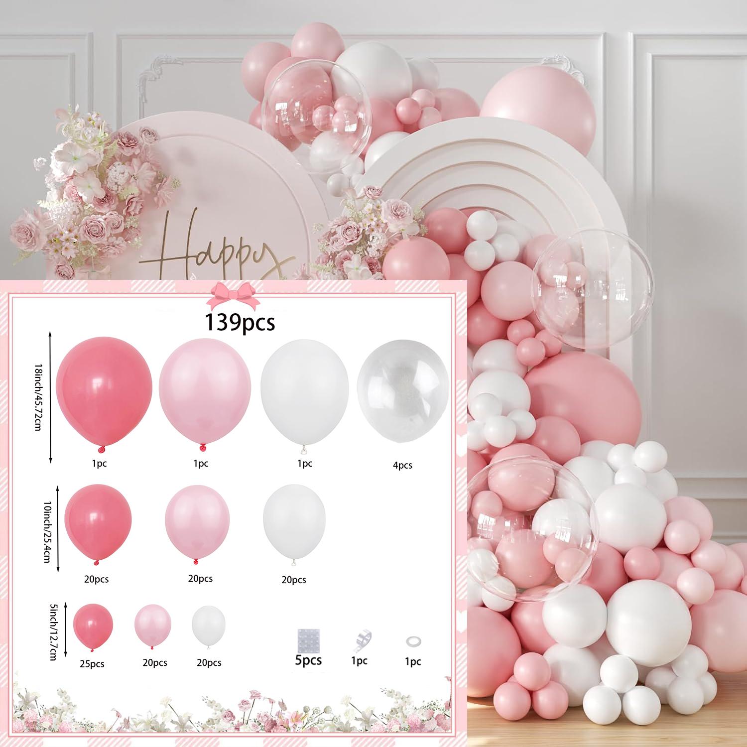 Pink and Blue Balloon Arch Garland Set Birthday Gift Wedding Anniversary Bridal Party Decoration Room Decoration Other розовый
Pink and Blue Balloon Arch Garland Set Birthday Gift Wedding Anniversary Bridal Party Decoration Room Decoration Other розовый