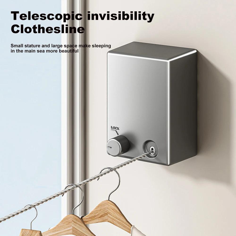 Retractable Clothesline 304 Stainless Seel Pull-Out Clothes-Drying Machine Rope Space-Saving Clothes Drying Rack For Household L темно-серого
Retractable Clothesline 304 Stainless Seel Pull-Out Clothes-Drying Machine Rope Space-Saving Clothes Drying Rack For Household L темно-серого