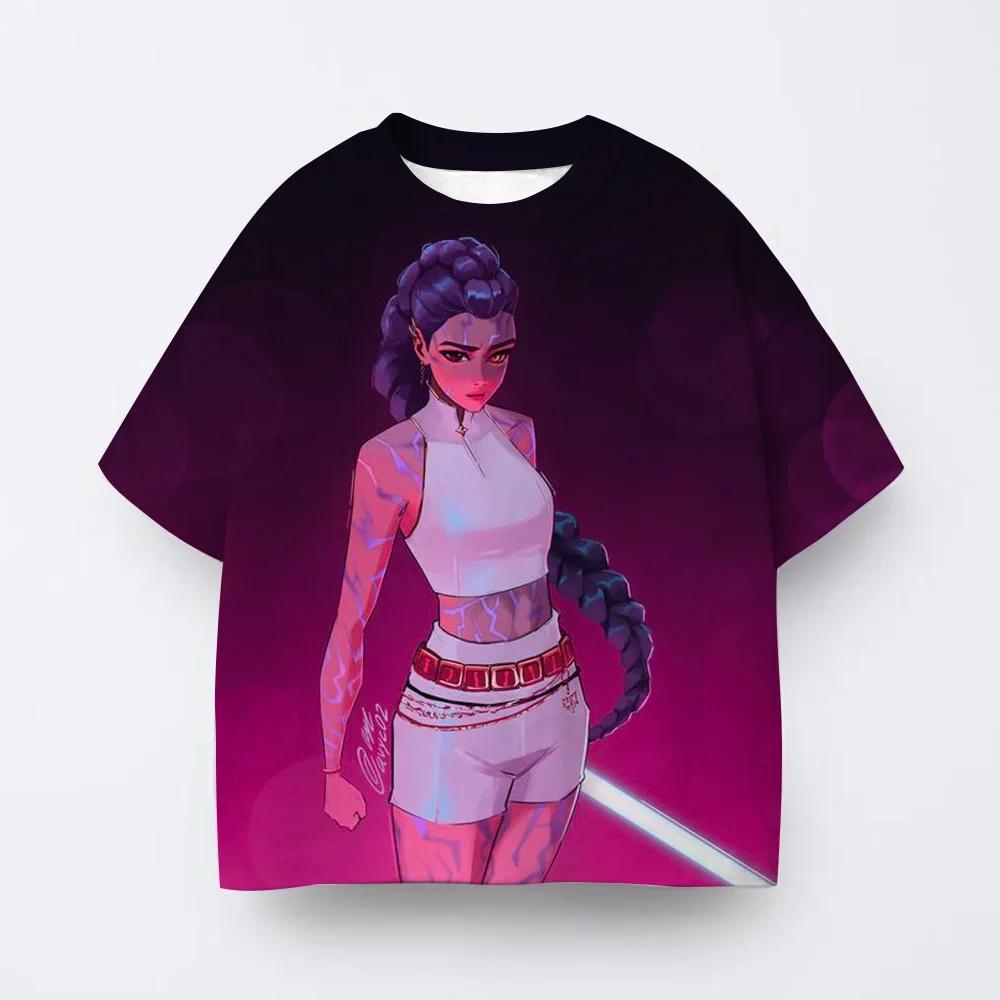 Мисливці на демонів Kpop футболка для дівчаток і хлопчиків з коротким рукавом фіолетова футболка аніме дитячий одяг Huntrix тигр хараджуку топи футболка подарунки 130
Мисливці на демонів Kpop футболка для дівчаток і хлопчиків з коротким рукавом фіолетова футболка аніме дитячий одяг Huntrix тигр хараджуку топи футболка подарунки 130