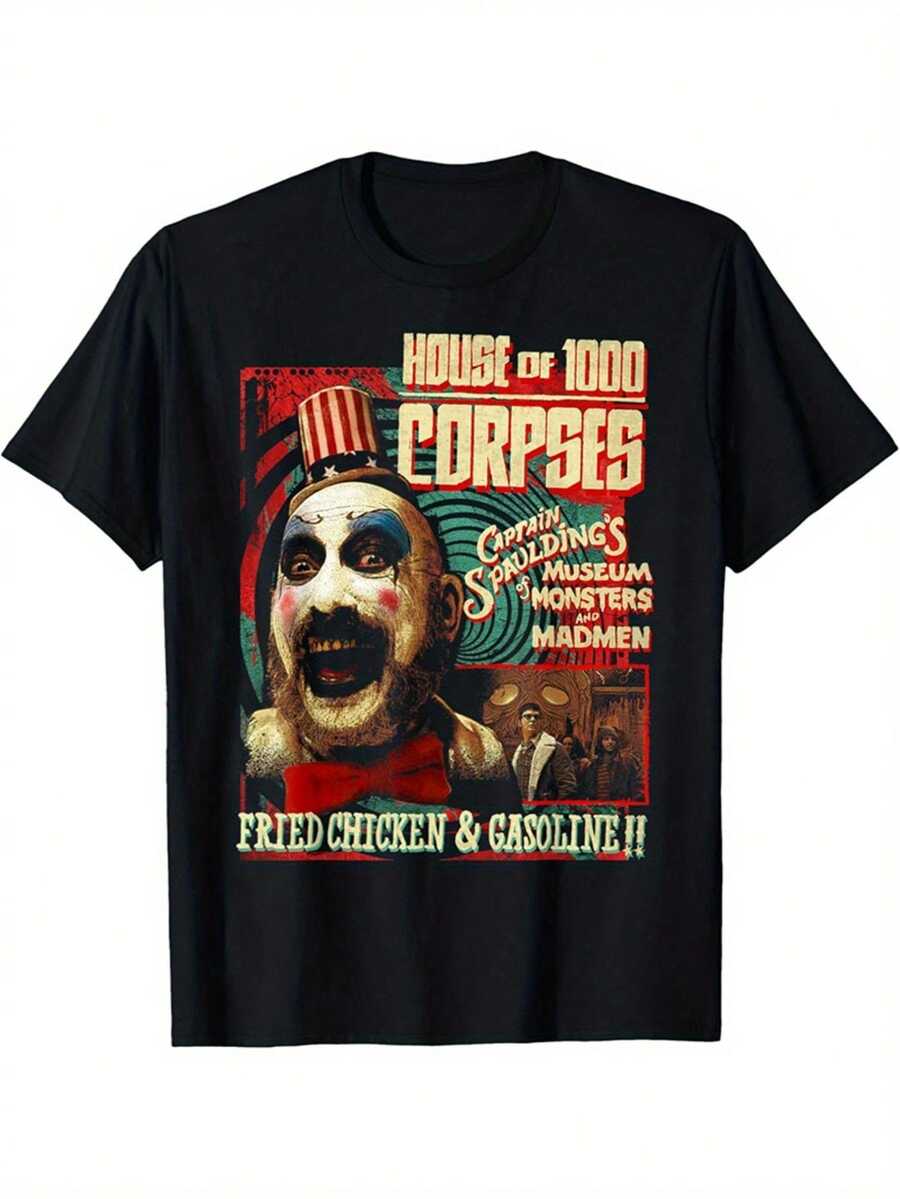Rob Zombie Captain Spaulding Museum Unisexs TShirt Vintage Horror Graphic Print 100 Cotton Plus 4XL
Rob Zombie Captain Spaulding Museum Unisexs TShirt Vintage Horror Graphic Print 100 Cotton Plus 4XL