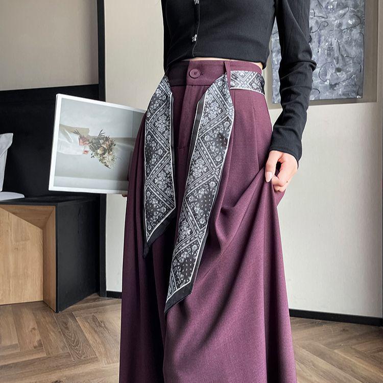 2026 Autumn Women s High-Waisted Wide-Leg Pants with Detachable Silk Scarf S (80-95 lbs)
2026 Autumn Women s High-Waisted Wide-Leg Pants with Detachable Silk Scarf S (80-95 lbs)