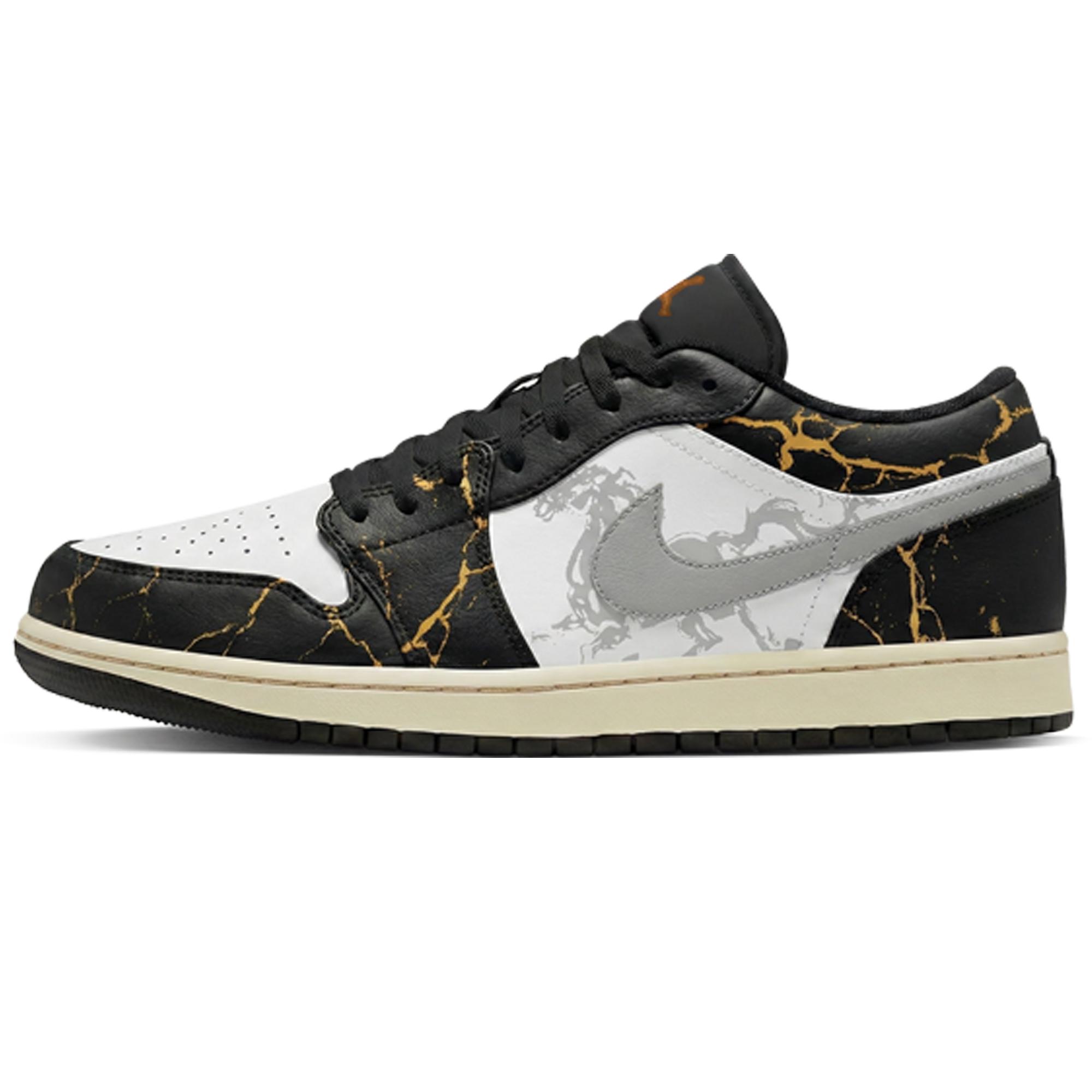 Jordan Air Jordan 1 Low CNY Horse Year, Three Times Laboratory, Golden Pattern Swift Shadow Abrasion Resistant 553558-040(Team-) 46
Jordan Air Jordan 1 Low CNY Horse Year, Three Times Laboratory, Golden Pattern Swift Shadow Abrasion Resistant 553558-040(Team-) 46