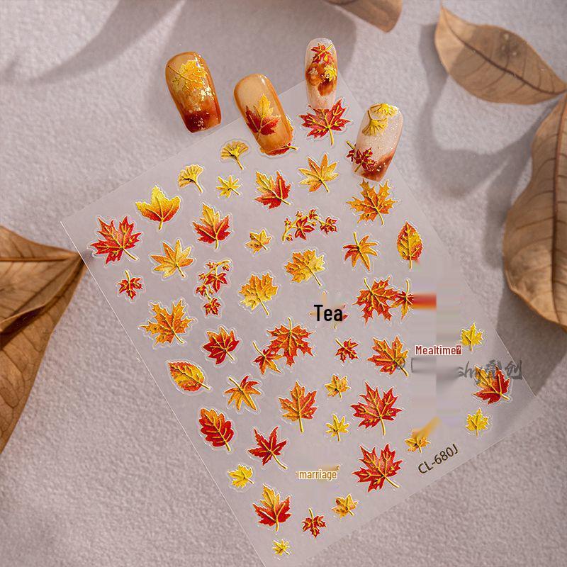 Golden Yellow Maple Leaf Nail Art Stickers - Autumn High-End DIY Adhesive Original Maple Leaf 01
Golden Yellow Maple Leaf Nail Art Stickers - Autumn High-End DIY Adhesive Original Maple Leaf 01