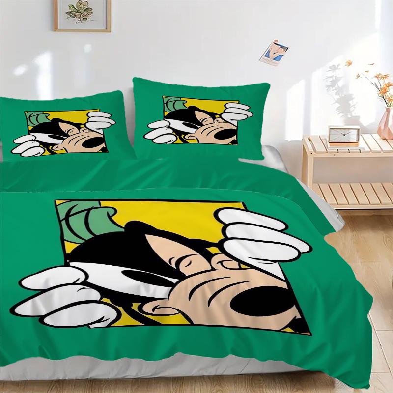 3pcs Disney Goofy Quilt Cover Set - Soft and Cozy Bedroom, Guest Room and Dorm Decorative Bedding 3-Piece Set 1 Quilt Cover + 2 Pillow Shams.Q021 135x200cm
3pcs Disney Goofy Quilt Cover Set - Soft and Cozy Bedroom, Guest Room and Dorm Decorative Bedding 3-Piece Set 1 Quilt Cover + 2 Pillow Shams.Q021 135x200cm