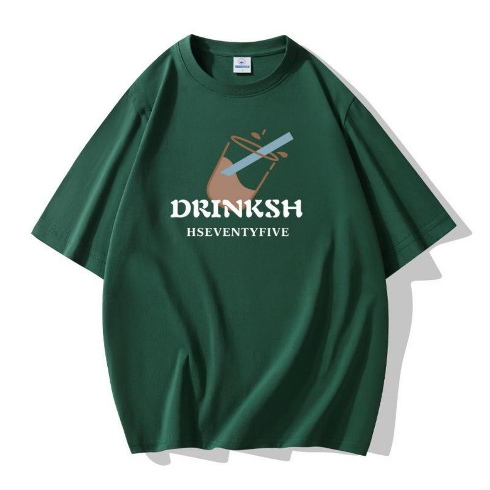 Drink S-5XL Мужская футболка из чистого хлопка с короткими рукавами Летняя повседневная футболка S чёрный
Drink S-5XL Мужская футболка из чистого хлопка с короткими рукавами Летняя повседневная футболка S чёрный