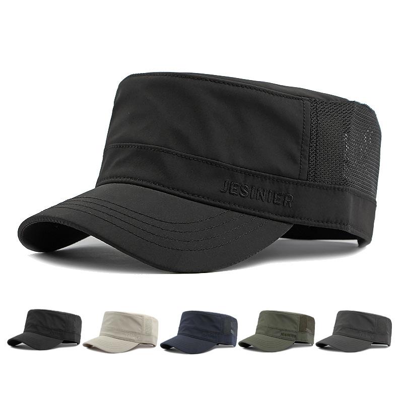 Men s Spring And Summer Outdoor Sunscreen Breathable Mesh Cap Flat Cap Quick-drying Army Cap темно-синього кольору
Men s Spring And Summer Outdoor Sunscreen Breathable Mesh Cap Flat Cap Quick-drying Army Cap темно-синього кольору