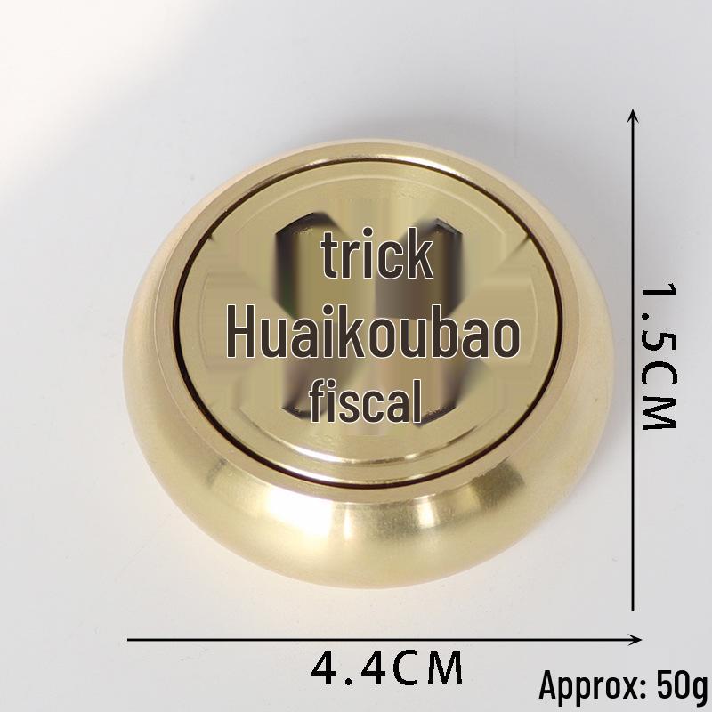 Rotating Pure Brass Handheld Decompression Piece for Good Luck and Wealth Attraction Diameter 4.5 cm
Rotating Pure Brass Handheld Decompression Piece for Good Luck and Wealth Attraction Diameter 4.5 cm
