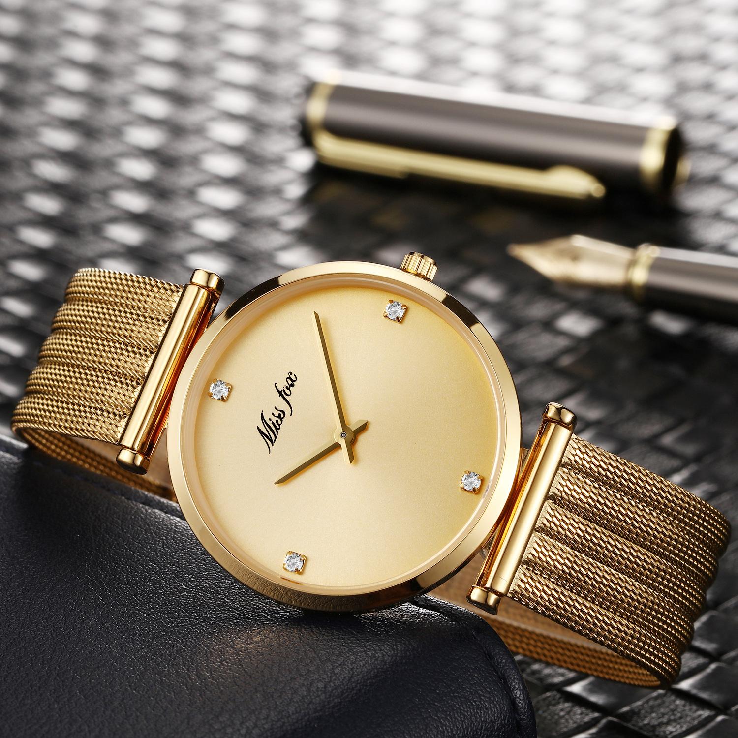Miss+ Stock Ultra-thin Fashionable Simple Waterproof Casual Milan Mesh Belt Quartz Women s Watch Trend
Miss+ Stock Ultra-thin Fashionable Simple Waterproof Casual Milan Mesh Belt Quartz Women s Watch Trend