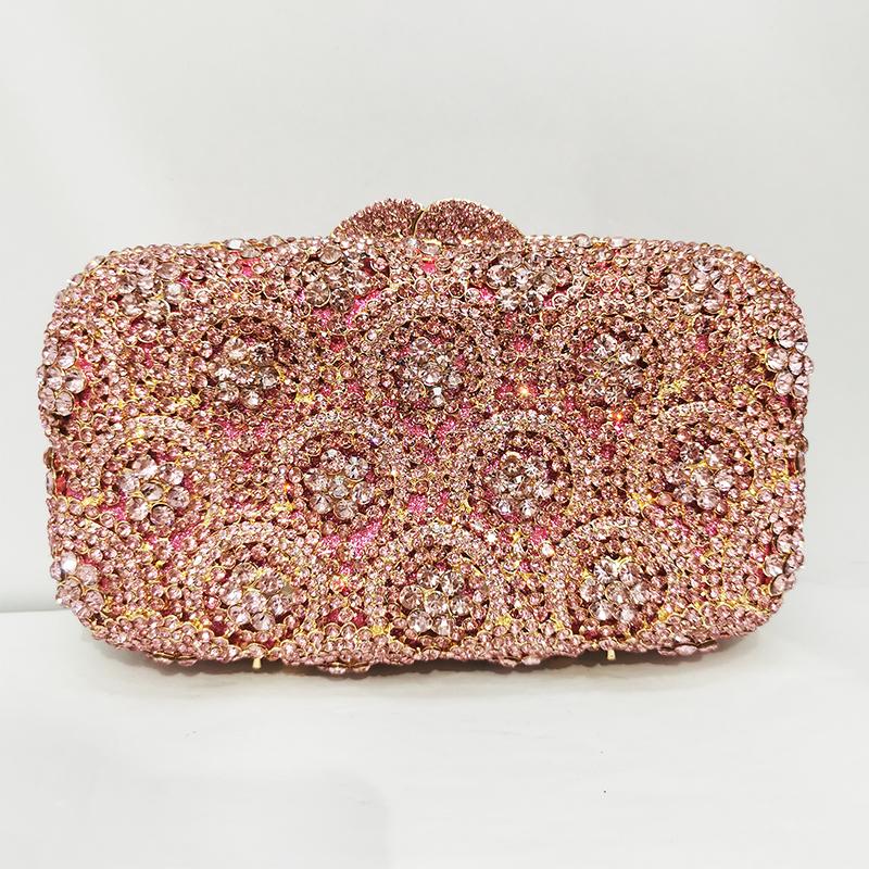 WHTUOHENG Crystal Evening Clutches Bag Green/Champagne/Pink/Silver Diamond Wedding Purses Rhinestone Women Flower Handbags 17.5cmX10cmX5cm розовый
WHTUOHENG Crystal Evening Clutches Bag Green/Champagne/Pink/Silver Diamond Wedding Purses Rhinestone Women Flower Handbags 17.5cmX10cmX5cm розовый