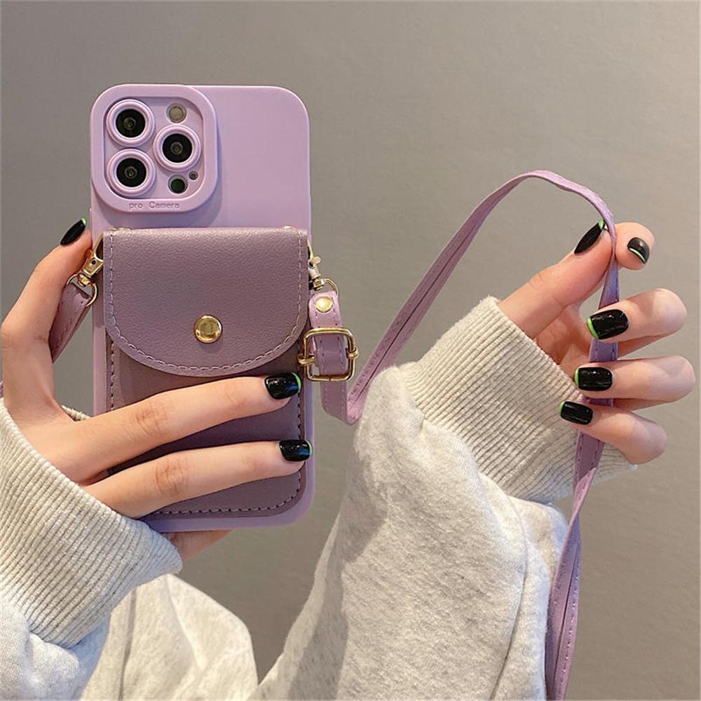 Crossbody Lanyard Slot Card Leather Wallet Phone Case For iPhone 16 15 Pro Max 14 13 12 Necklace Strap Rope Cord Silicone Cover For iPhone 13 Pro&Case & Strap
Crossbody Lanyard Slot Card Leather Wallet Phone Case For iPhone 16 15 Pro Max 14 13 12 Necklace Strap Rope Cord Silicone Cover For iPhone 13 Pro&Case & Strap