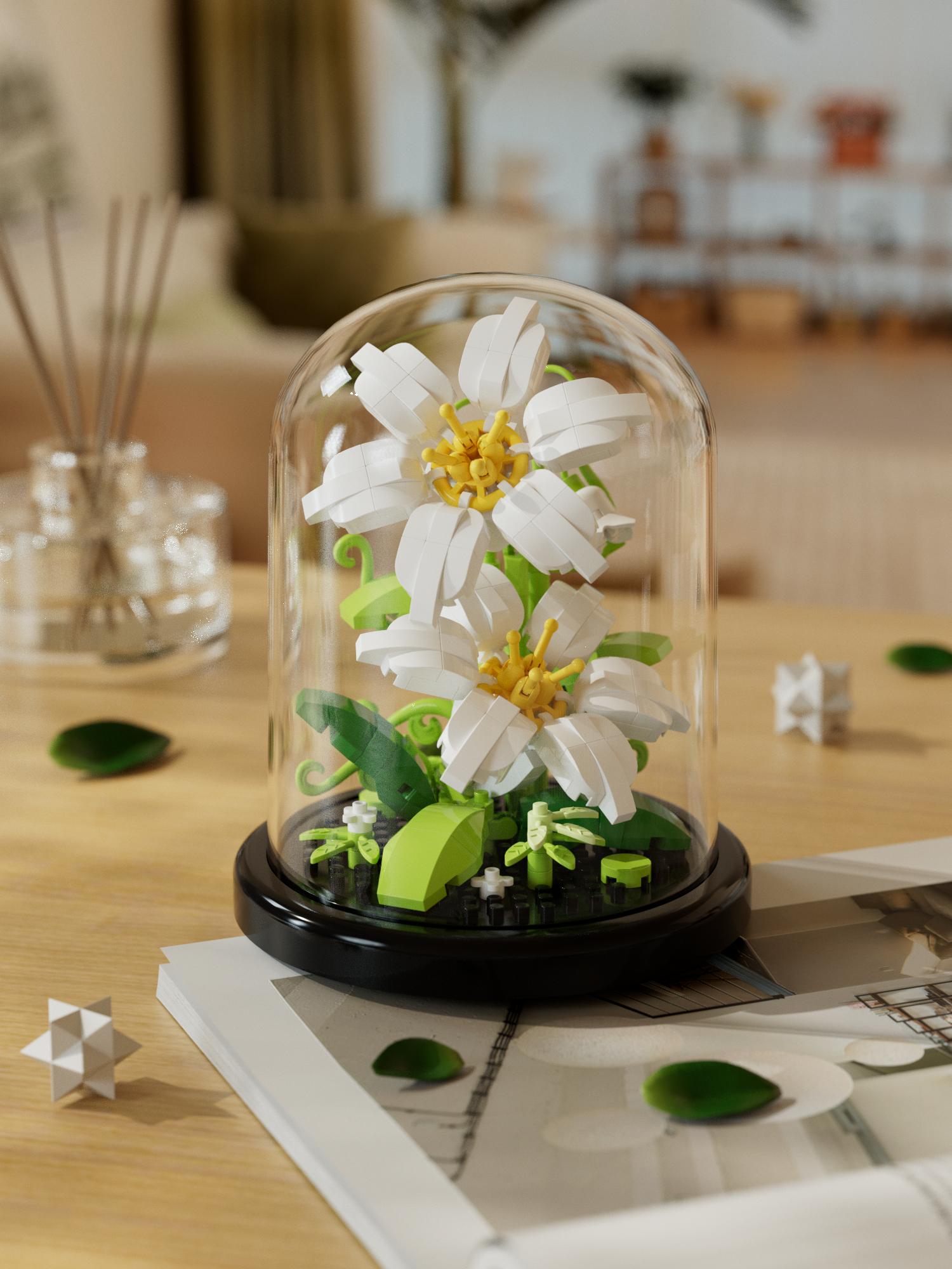 Building block flower eternal rose small particle building block assembly toy Birthday Christmas gift desktop decoration
Building block flower eternal rose small particle building block assembly toy Birthday Christmas gift desktop decoration