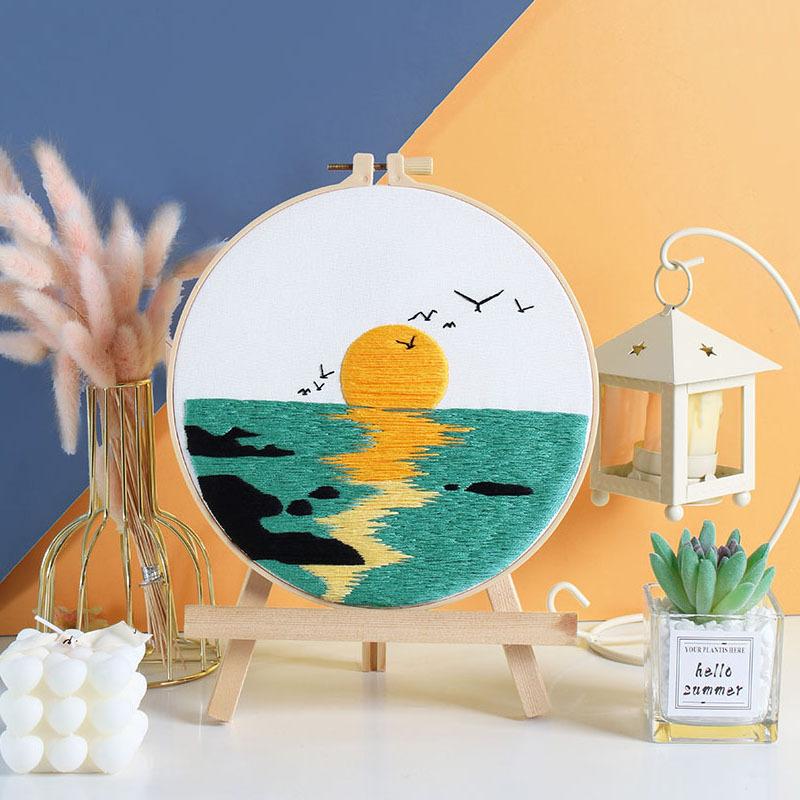 Landscape Handmade Embroidery Diy Material Bag European Three-dimensional Landscape for Beginners teaching and Practice No embroidery frame
Landscape Handmade Embroidery Diy Material Bag European Three-dimensional Landscape for Beginners teaching and Practice No embroidery frame