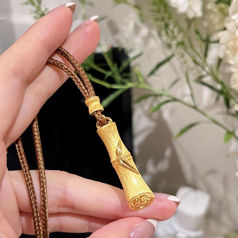 Ретро матовый коричневый плетеный шнур ожерелье с бамбуковым сочленением, роскошный растительный цилиндрический кулон, классическая цепочка до ключицы, циркон, подарок 45cm
Ретро матовый коричневый плетеный шнур ожерелье с бамбуковым сочленением, роскошный растительный цилиндрический кулон, классическая цепочка до ключицы, циркон, подарок 45cm