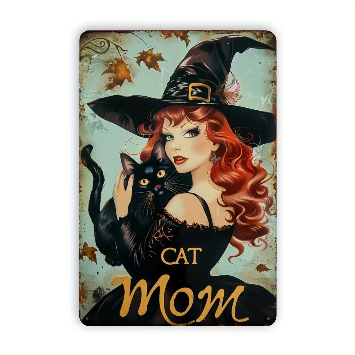 Witch Cat Mom Playful 2D Tin Poster Flat Plate Decorative Sign Whimsical Decor for Outdoor Spaces Garden Nooks Patios 20x30cm
Witch Cat Mom Playful 2D Tin Poster Flat Plate Decorative Sign Whimsical Decor for Outdoor Spaces Garden Nooks Patios 20x30cm