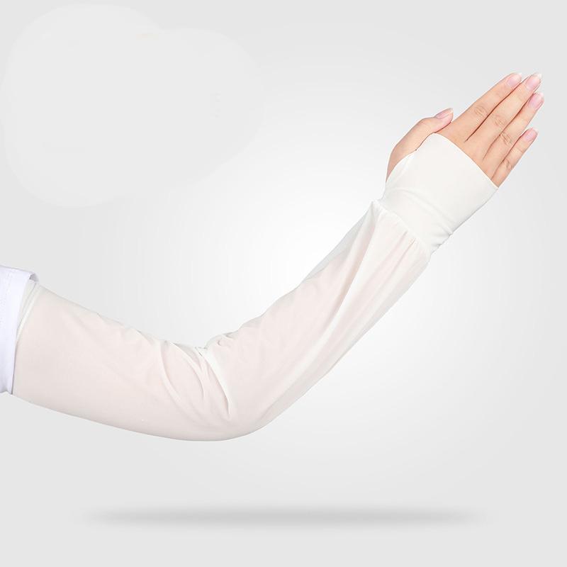 Summer Arm Sleeves Ice Silk Thin Loose Fit Anti-UV Fingerless Cycling Sleeves Driving Running Breathable Anti-slip Arm Covers білий
Summer Arm Sleeves Ice Silk Thin Loose Fit Anti-UV Fingerless Cycling Sleeves Driving Running Breathable Anti-slip Arm Covers білий