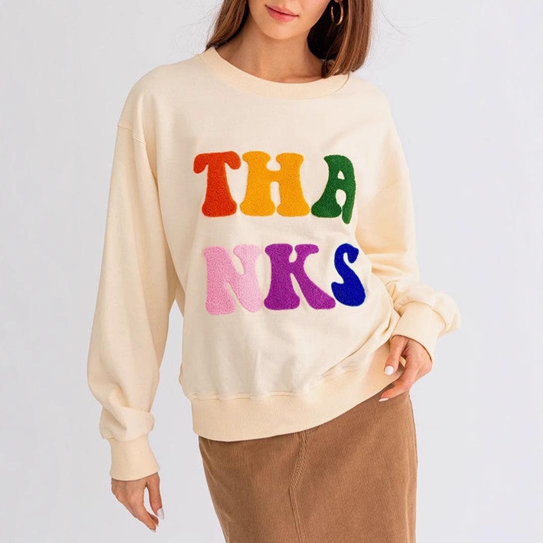 Shiying Women s Winter Loose Fit Versatile Pullover with Letter Embroidery Small
Shiying Women s Winter Loose Fit Versatile Pullover with Letter Embroidery Small