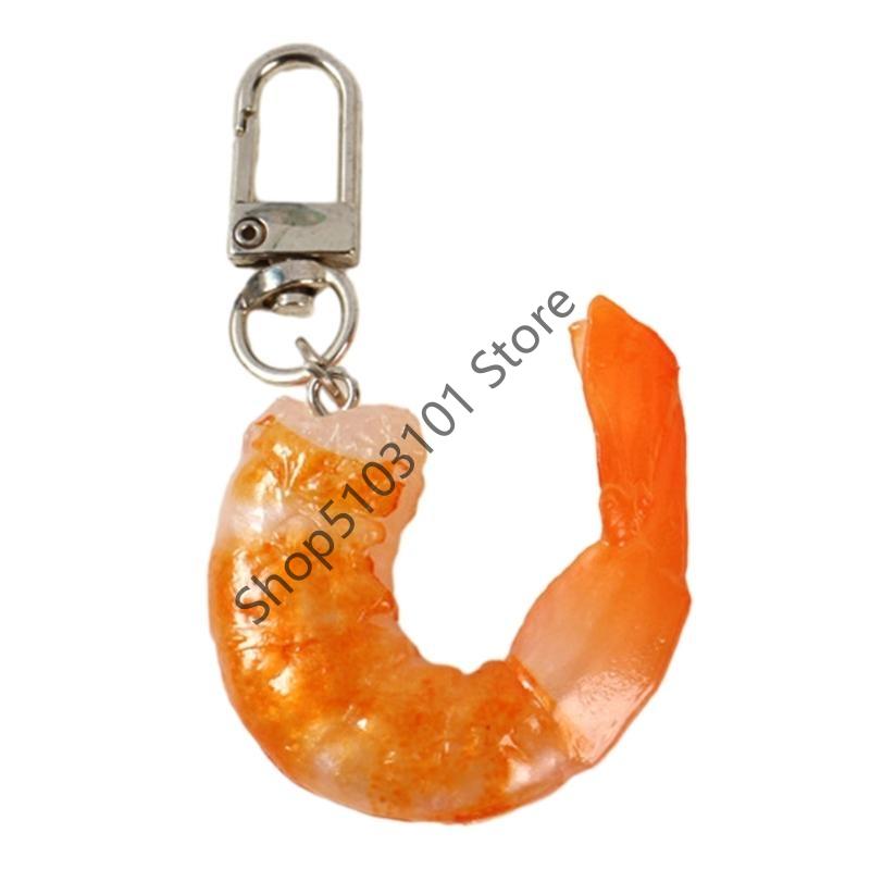 X6HE PVC Shrimp Keychain Funny Bag Pendant Decoration Stylish Keyrings Ornament
X6HE PVC Shrimp Keychain Funny Bag Pendant Decoration Stylish Keyrings Ornament