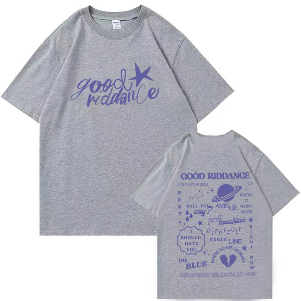 Gracie Abrams Good Riddance T-Shirts Gracie Abrams Merch Harajuku O-Neck Short Sleeve Shirts Gracie Abrams Fans Gift Unisex L
Gracie Abrams Good Riddance T-Shirts Gracie Abrams Merch Harajuku O-Neck Short Sleeve Shirts Gracie Abrams Fans Gift Unisex L