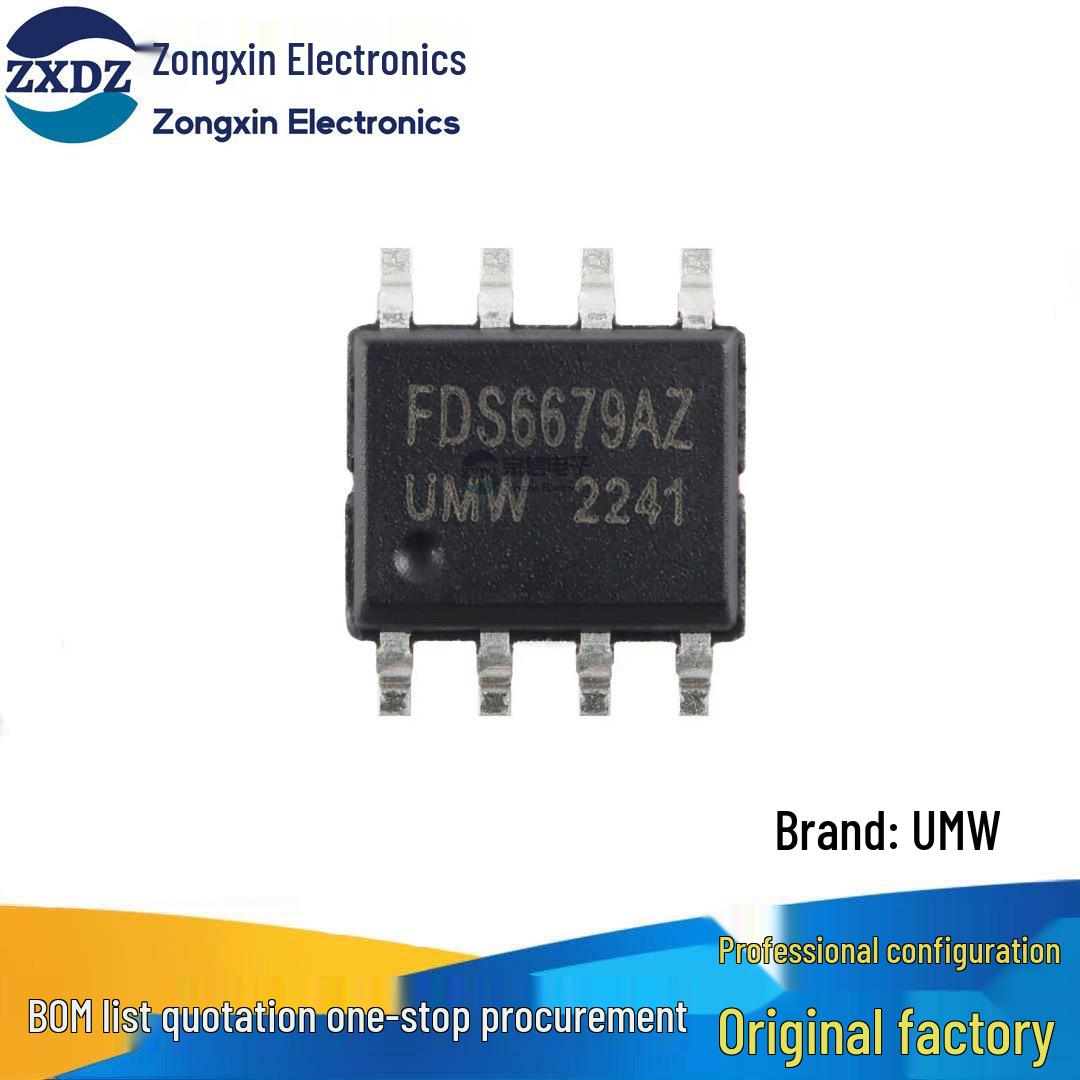 Authentic FDS6679AZ SOP-8 30V/13.5A P-Channel MOSFET Transistor
Authentic FDS6679AZ SOP-8 30V/13.5A P-Channel MOSFET Transistor