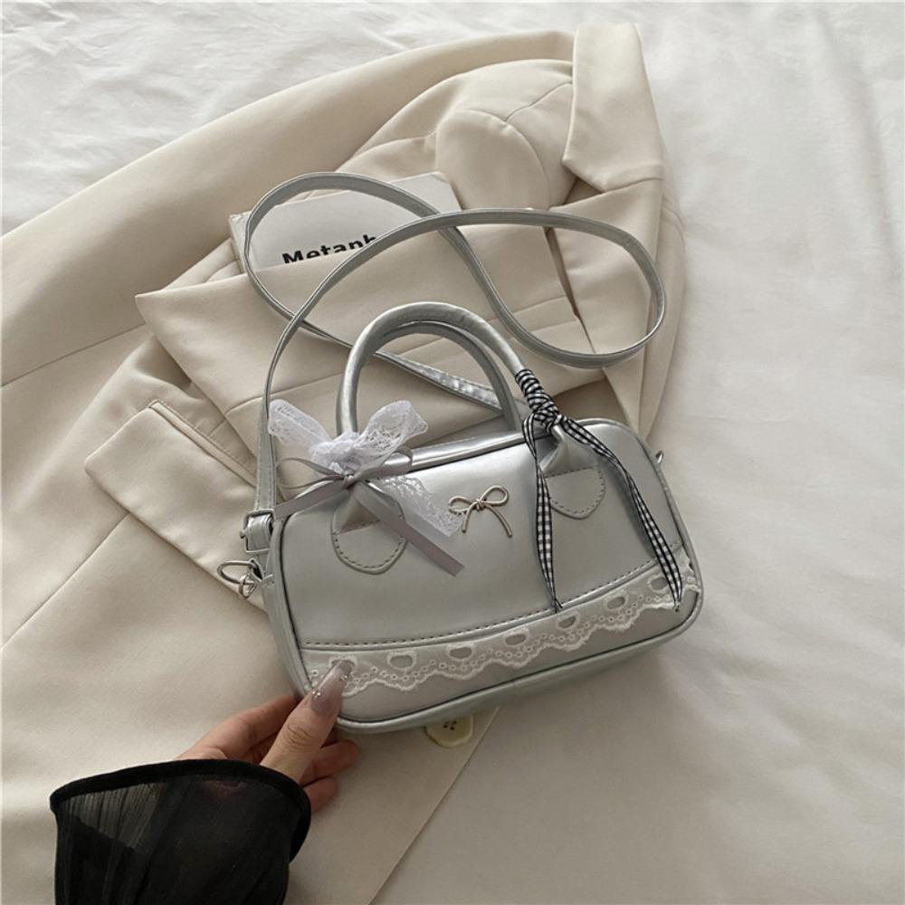 Кружевной рюкзак-кроссбоди в форме боулинга из искусственной кожи, маленькая квадратная сумка, сумка-горошек, сумка-бостон, школьный серебряный
Кружевной рюкзак-кроссбоди в форме боулинга из искусственной кожи, маленькая квадратная сумка, сумка-горошек, сумка-бостон, школьный серебряный