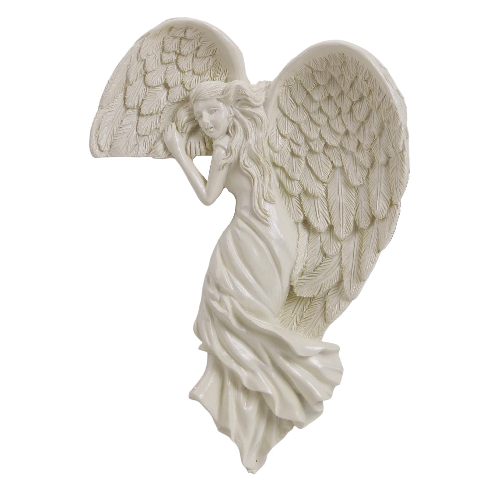 Resin Angel Wing Sculpture Door Frame Ornament 3D Wall Hanging Angel Figurines Souvenirs Gift Home Decor for Garden Office Door
Resin Angel Wing Sculpture Door Frame Ornament 3D Wall Hanging Angel Figurines Souvenirs Gift Home Decor for Garden Office Door