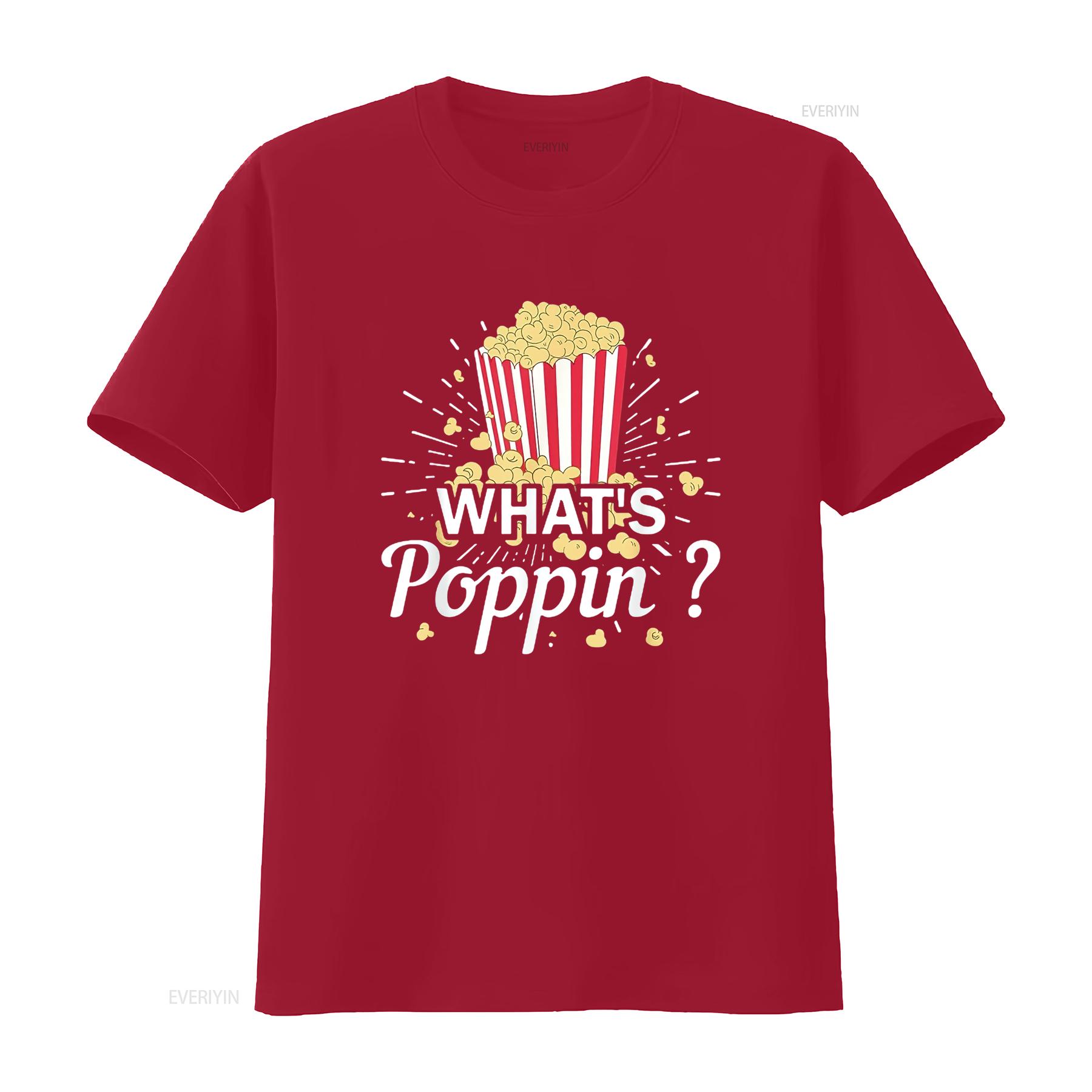 Mens What s Poppin Popcorn T Shirt Black Medium vintage Washed Comfortable homme Versatile Stretched graphic streetwear fashion S
Mens What s Poppin Popcorn T Shirt Black Medium vintage Washed Comfortable homme Versatile Stretched graphic streetwear fashion S