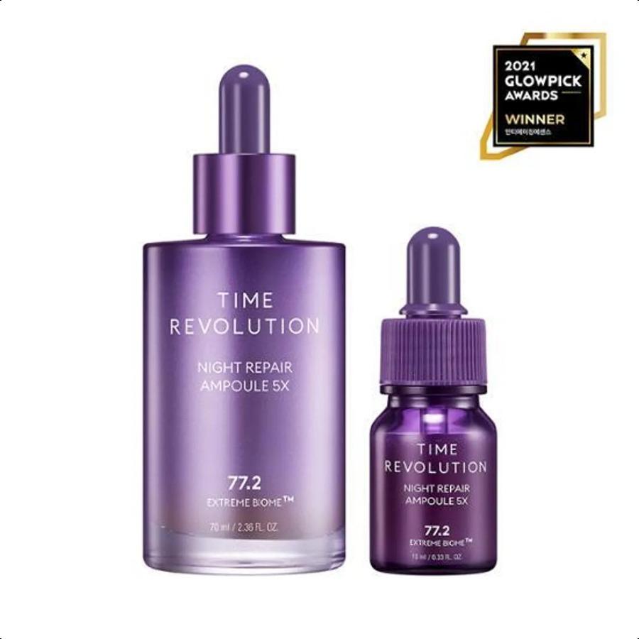 MISSHA Time Revolution Night Repair Ampoule 5X Special Set (70mL+10mL) 70mL+10mL
MISSHA Time Revolution Night Repair Ampoule 5X Special Set (70mL+10mL) 70mL+10mL
