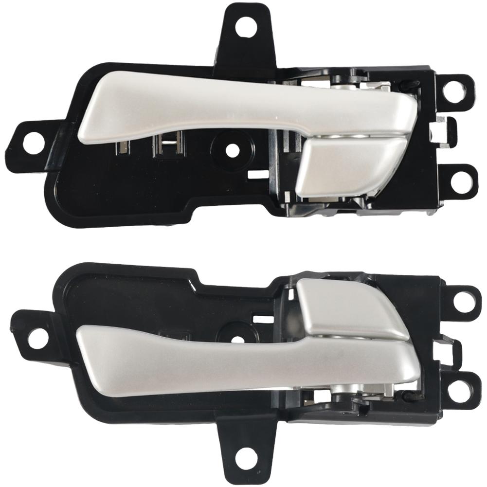 Standard Replacement Interior Door Handle Pair Left Right ABS Silver Black for Hyundai 2011 to 2014 Vehicle Models A
Standard Replacement Interior Door Handle Pair Left Right ABS Silver Black for Hyundai 2011 to 2014 Vehicle Models A