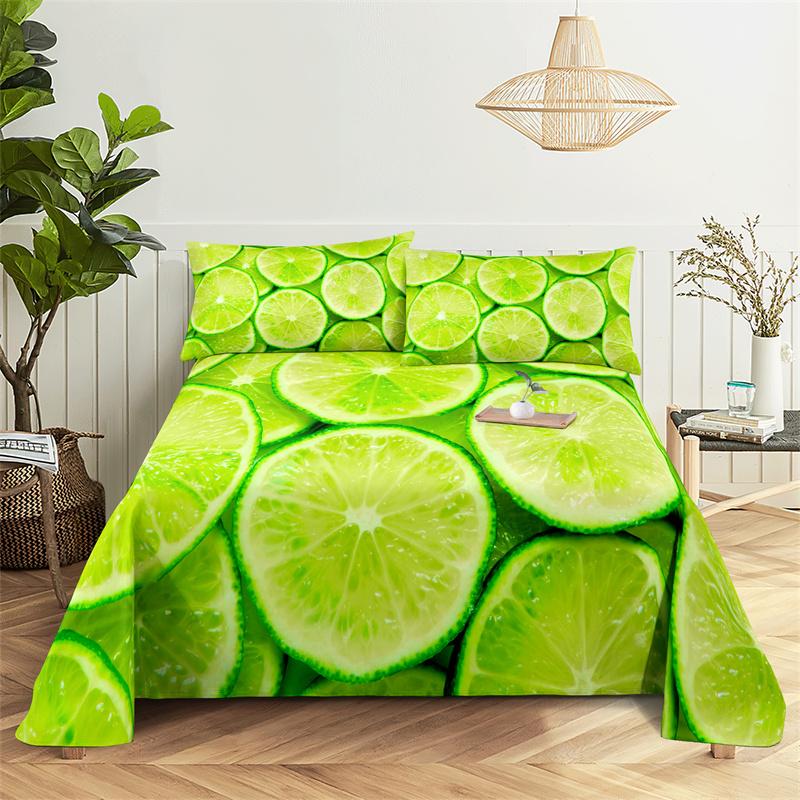 Bedding Long-lasting Polyester Sheets Summer Fruit Printing Flat Sheet with 2Pillowcase Bed Sheet Bed Sheet Kit King Dimension Queen Size Size Bed 150X230cm(2Pcs)&Flat Sheet
Bedding Long-lasting Polyester Sheets Summer Fruit Printing Flat Sheet with 2Pillowcase Bed Sheet Bed Sheet Kit King Dimension Queen Size Size Bed 150X230cm(2Pcs)&Flat Sheet