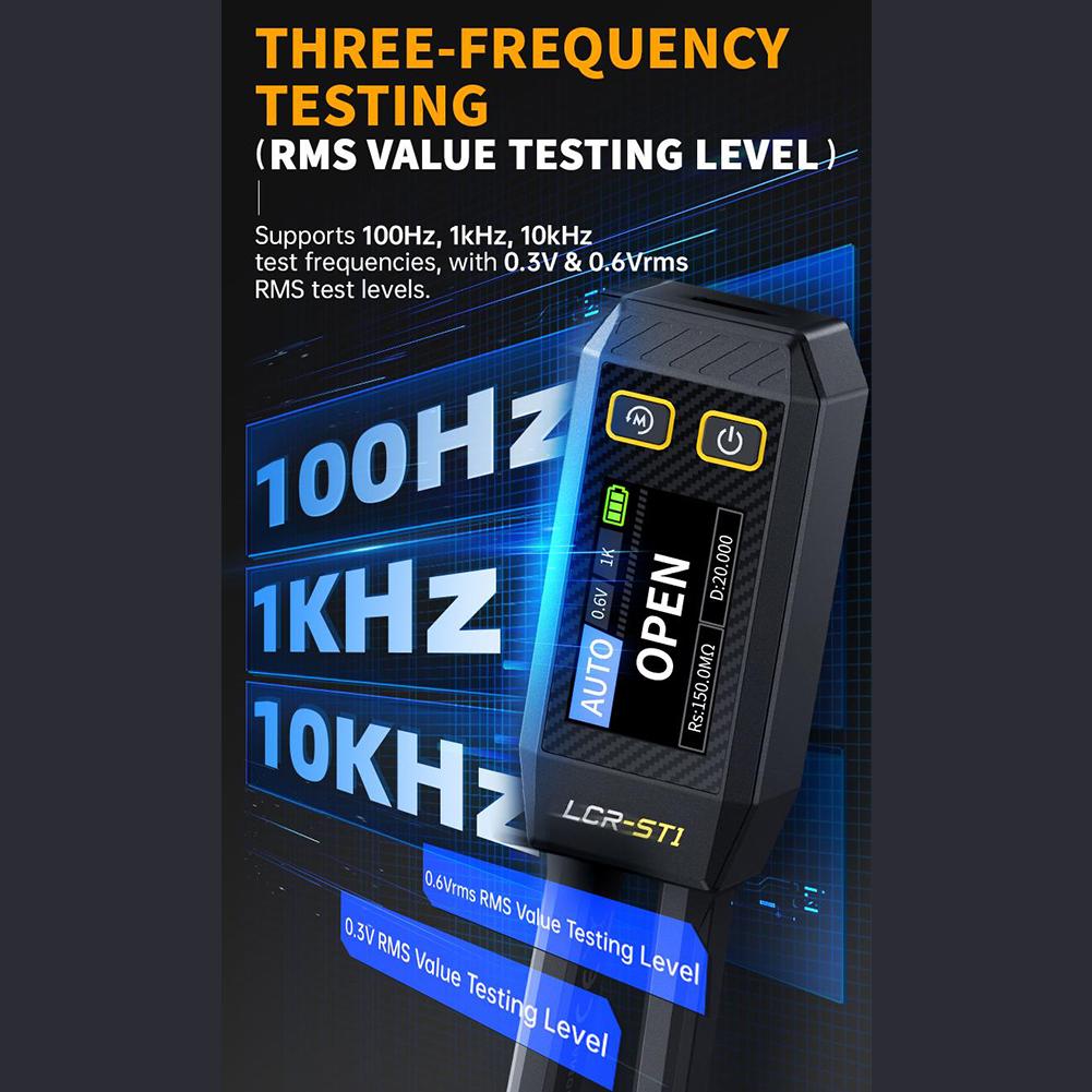 LCR-ST1 Digital BridgeMeter High Precision LCR Meter Tweezer Інтелектуальний пінцет
LCR-ST1 Digital BridgeMeter High Precision LCR Meter Tweezer Інтелектуальний пінцет
