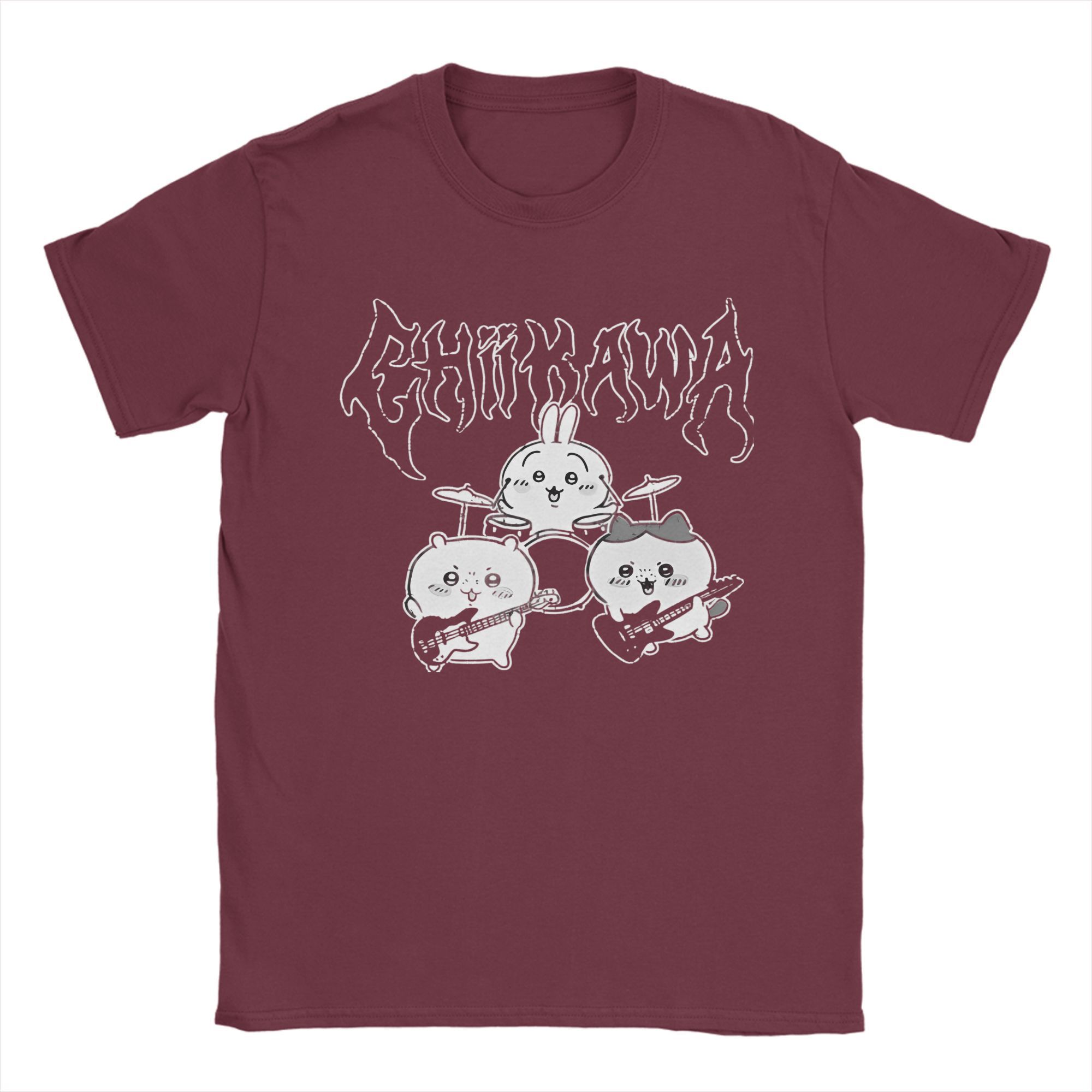 Чоловіча футболка Chiikawa Usagi Hachiware Heavy Metal Мем Чиста бавовна Повсякденна з коротким рукавом З круглим вирізом Футболки з принтом L
Чоловіча футболка Chiikawa Usagi Hachiware Heavy Metal Мем Чиста бавовна Повсякденна з коротким рукавом З круглим вирізом Футболки з принтом L