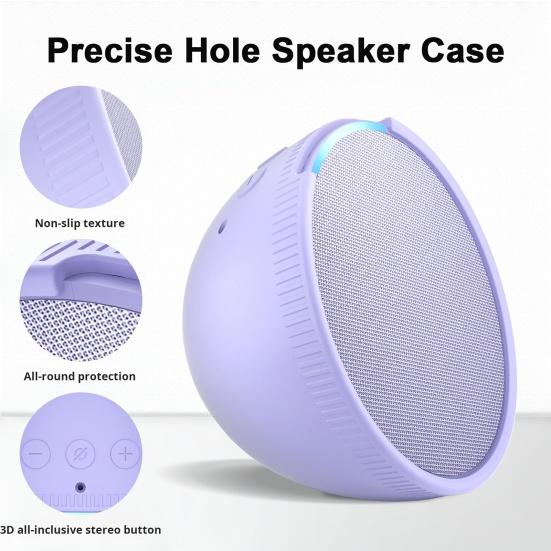Yousheng Speaker Silicone Protective Cover Shockproof Impact Resistant Anti-Scratch Easy Adjustment All-Around Protection Protective Cover for EchoPop
Yousheng Speaker Silicone Protective Cover Shockproof Impact Resistant Anti-Scratch Easy Adjustment All-Around Protection Protective Cover for EchoPop