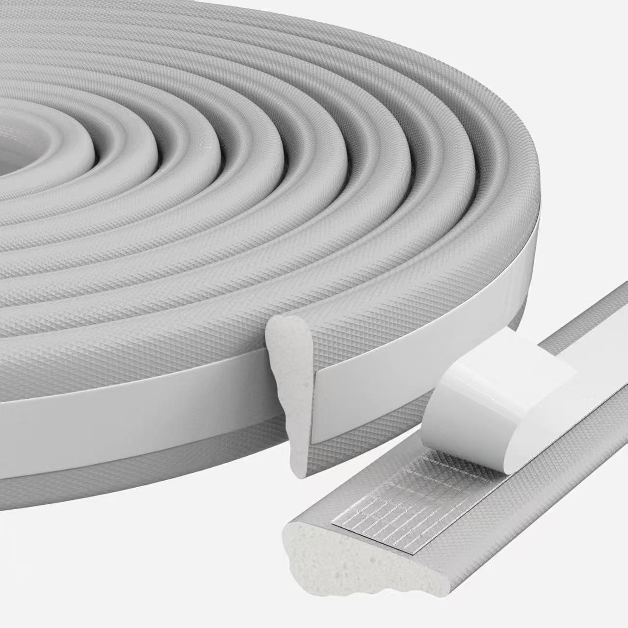 Cross-Wedge Self-Adhesive Sealing Strip for Windows & Doors - Windproof, Soundproof, and Caulking Solution.
Cross-Wedge Self-Adhesive Sealing Strip for Windows & Doors - Windproof, Soundproof, and Caulking Solution.