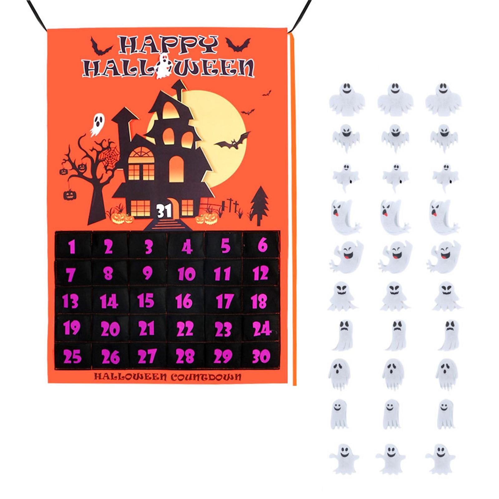 Calendar Halloween Advent Calendar Detachable Timing Wall Calendar Halloween Hanging Decorations Calendar
Calendar Halloween Advent Calendar Detachable Timing Wall Calendar Halloween Hanging Decorations Calendar