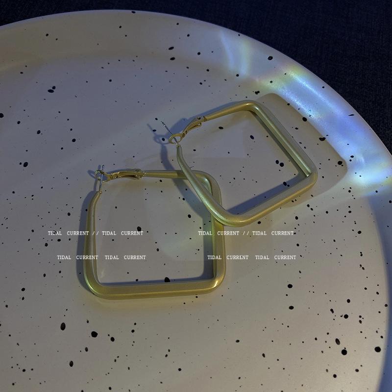 European and American exaggerated atmosphere square earrings women s new cold wind temperament texture earrings high-end versatile ear jewelry
European and American exaggerated atmosphere square earrings women s new cold wind temperament texture earrings high-end versatile ear jewelry