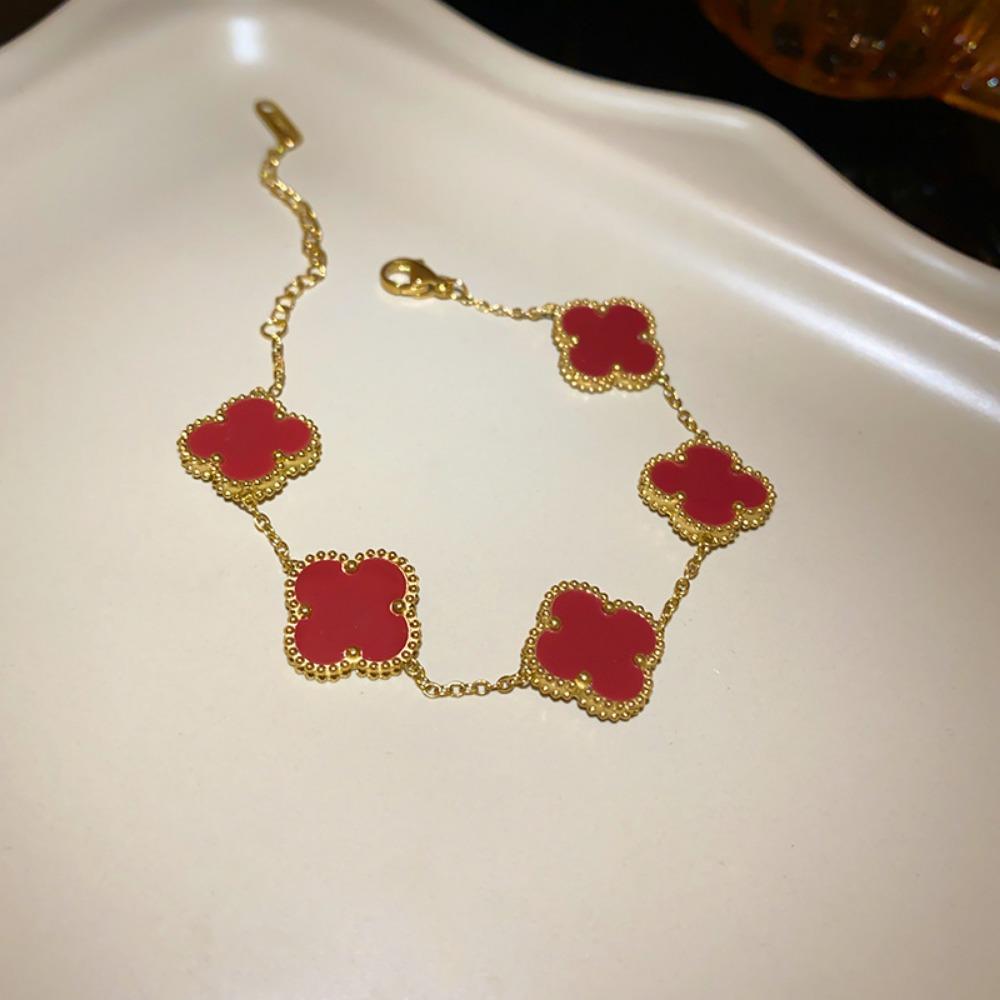 Высококлассный браслет «Счастливый четырехлистный клевер» Легкая роскошь Высококлассный темперамент Ручные украшения Модный дизайн Ювелирные изделия
Высококлассный браслет «Счастливый четырехлистный клевер» Легкая роскошь Высококлассный темперамент Ручные украшения Модный дизайн Ювелирные изделия