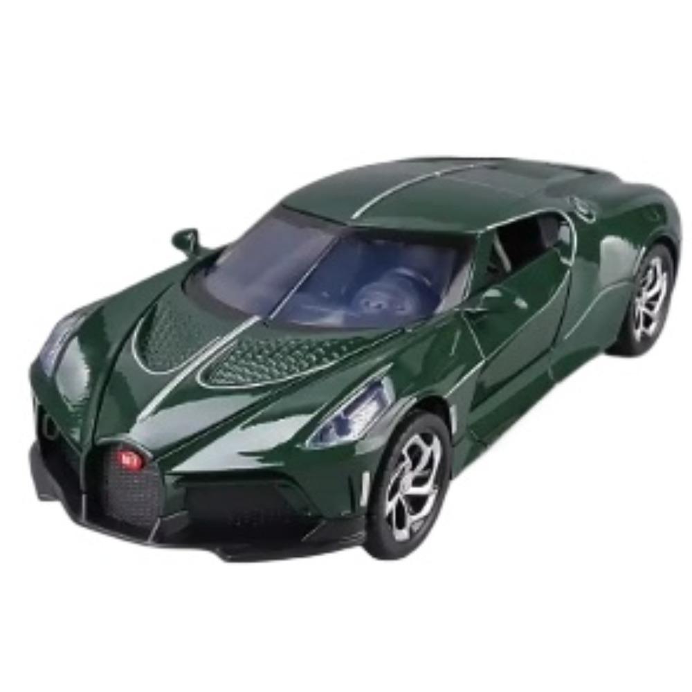 1/24 модель спортивного автомобіля Bugatti Lavoiturenoire зі сплаву, лита під тиском металева іграшкова модель автомобіля, моделювання звуку та світла, дитяча іграшка в подарунок
1/24 модель спортивного автомобіля Bugatti Lavoiturenoire зі сплаву, лита під тиском металева іграшкова модель автомобіля, моделювання звуку та світла, дитяча іграшка в подарунок