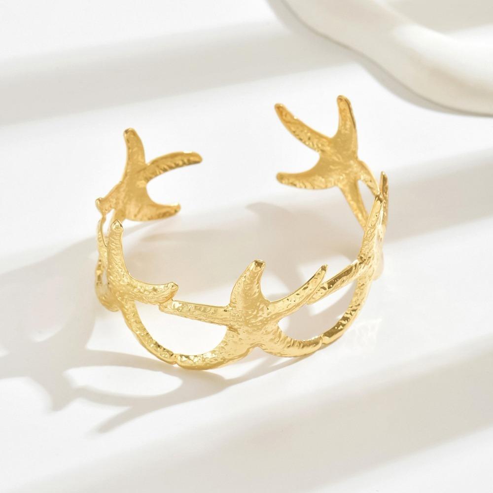 Богемный стиль браслет на руку в виде морской звезды золотистый серебристый широкий открытый браслет танцевальная вечеринка
Богемный стиль браслет на руку в виде морской звезды золотистый серебристый широкий открытый браслет танцевальная вечеринка