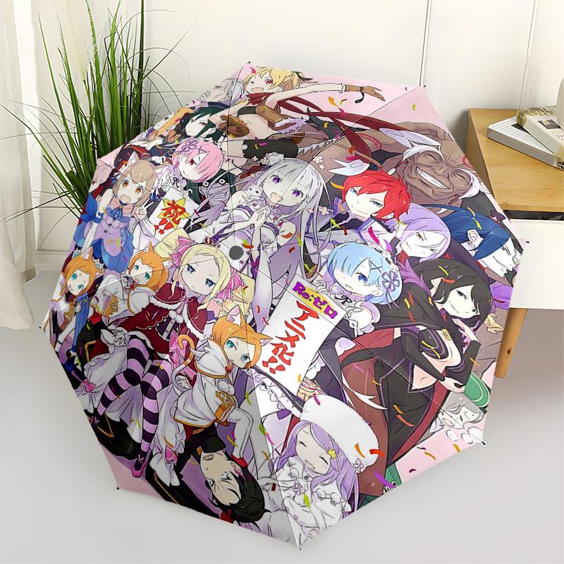 1pc Re:Zero Anime Characters Outdoor Umbrella - Automatic Opening/Closing, Portable 3-Fold Design, 8-Bone Iron Frame, Perfect Gift for Fans, Trav
1pc Re:Zero Anime Characters Outdoor Umbrella - Automatic Opening/Closing, Portable 3-Fold Design, 8-Bone Iron Frame, Perfect Gift for Fans, Trav