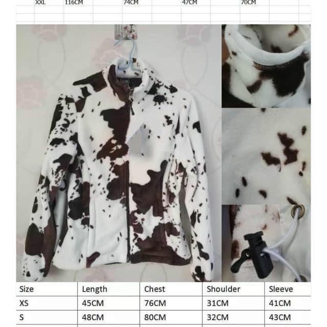 2024 Women s Cow Print Stand-up Collar Plush Outfit XXXL – Fall/Winter European & American Parent-Child Matching Medium
2024 Women s Cow Print Stand-up Collar Plush Outfit XXXL – Fall/Winter European & American Parent-Child Matching Medium
