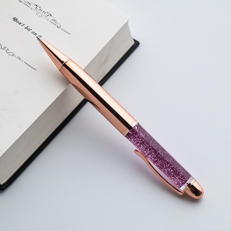 Crystal Glitter Ballpoint Metal Pen with Logo Engraving - Perfect for Signatures & Gifts Black Bullet 1.0 No Box
Crystal Glitter Ballpoint Metal Pen with Logo Engraving - Perfect for Signatures & Gifts Black Bullet 1.0 No Box