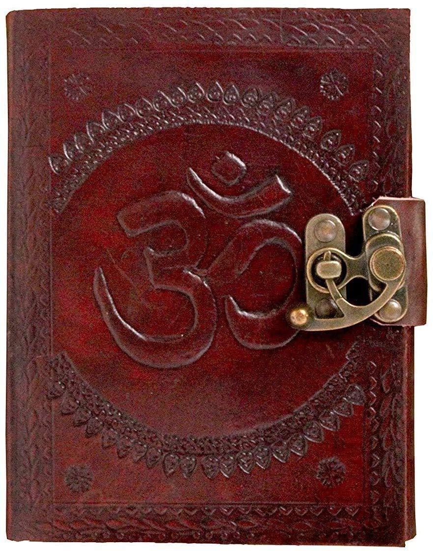 OVERDOSE OM Leather Journal with Brass Handmade Journal for Office Unisex Sketchbook Notebook Diary 5 x 7 inches 12 x 17 cm A6 C-Lock - Students, Use,
OVERDOSE OM Leather Journal with Brass Handmade Journal for Office Unisex Sketchbook Notebook Diary 5 x 7 inches 12 x 17 cm A6 C-Lock - Students, Use,