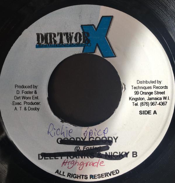 7inch Record RICHIE SPICE - High Grade Inna Mi Chalice NONE Dirt Worx Enter Jamaica Reggae, Ska & Dub Used
7inch Record RICHIE SPICE - High Grade Inna Mi Chalice NONE Dirt Worx Enter Jamaica Reggae, Ska & Dub Used