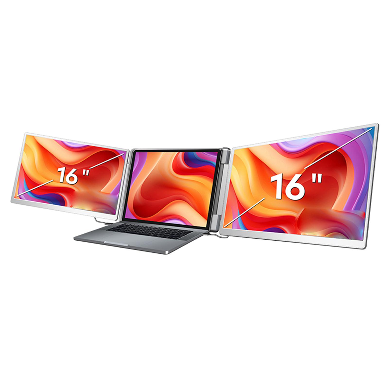 16 Laptop Screen Extender 1200P FHD Portable Triple Monitor for 12-18.5 Laptop Folding Monitor сірий колір
16 Laptop Screen Extender 1200P FHD Portable Triple Monitor for 12-18.5 Laptop Folding Monitor сірий колір