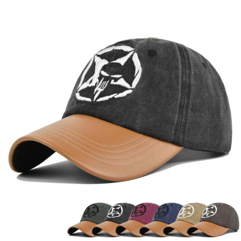 New Unisex Five-pointed Star Skull Embroidery Baseball Hats Retro Breathable Personal Sunshade Peaked Caps Versatile Fashion ins 54-61CM
New Unisex Five-pointed Star Skull Embroidery Baseball Hats Retro Breathable Personal Sunshade Peaked Caps Versatile Fashion ins 54-61CM