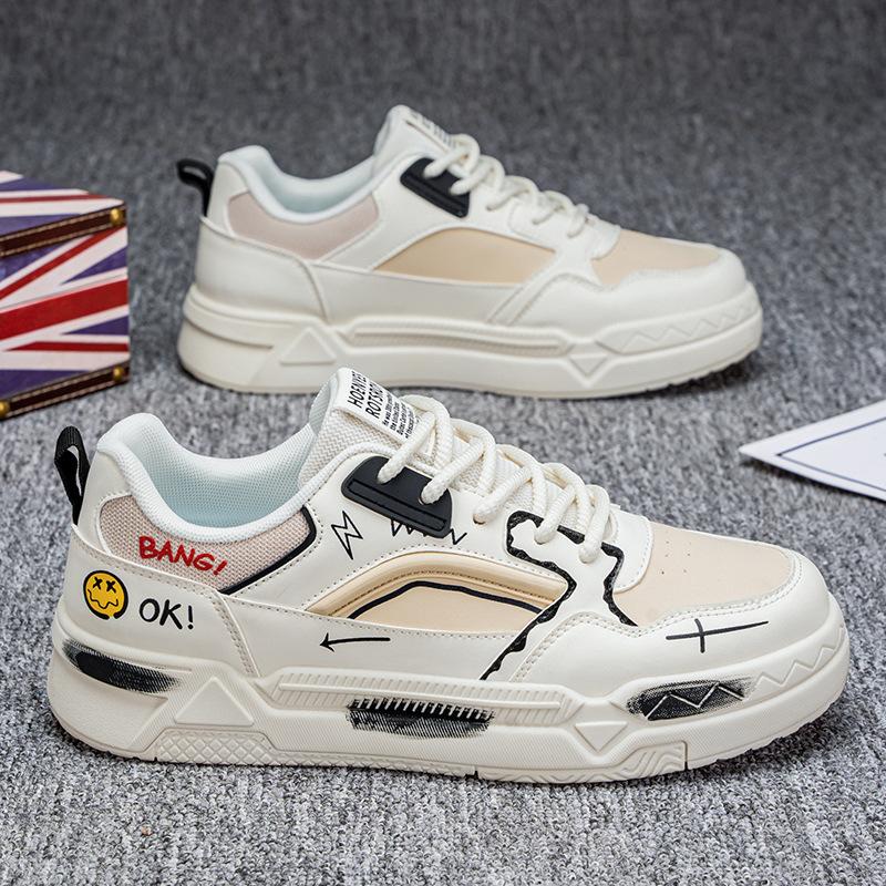 Men s board shoes spring new casual shoes fashion men s low-top sports shoes four seasons trend student shoes 39
Men s board shoes spring new casual shoes fashion men s low-top sports shoes four seasons trend student shoes 39
