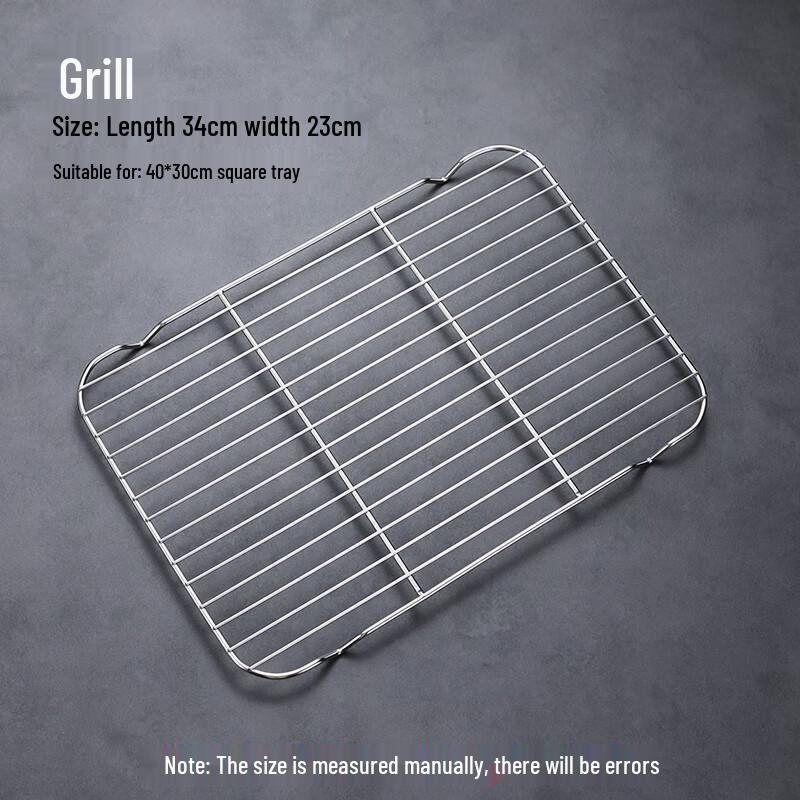 Jingyuheng Stainless Steel Rectangular Steaming & Drainage Trays (Set of 5)
Jingyuheng Stainless Steel Rectangular Steaming & Drainage Trays (Set of 5)