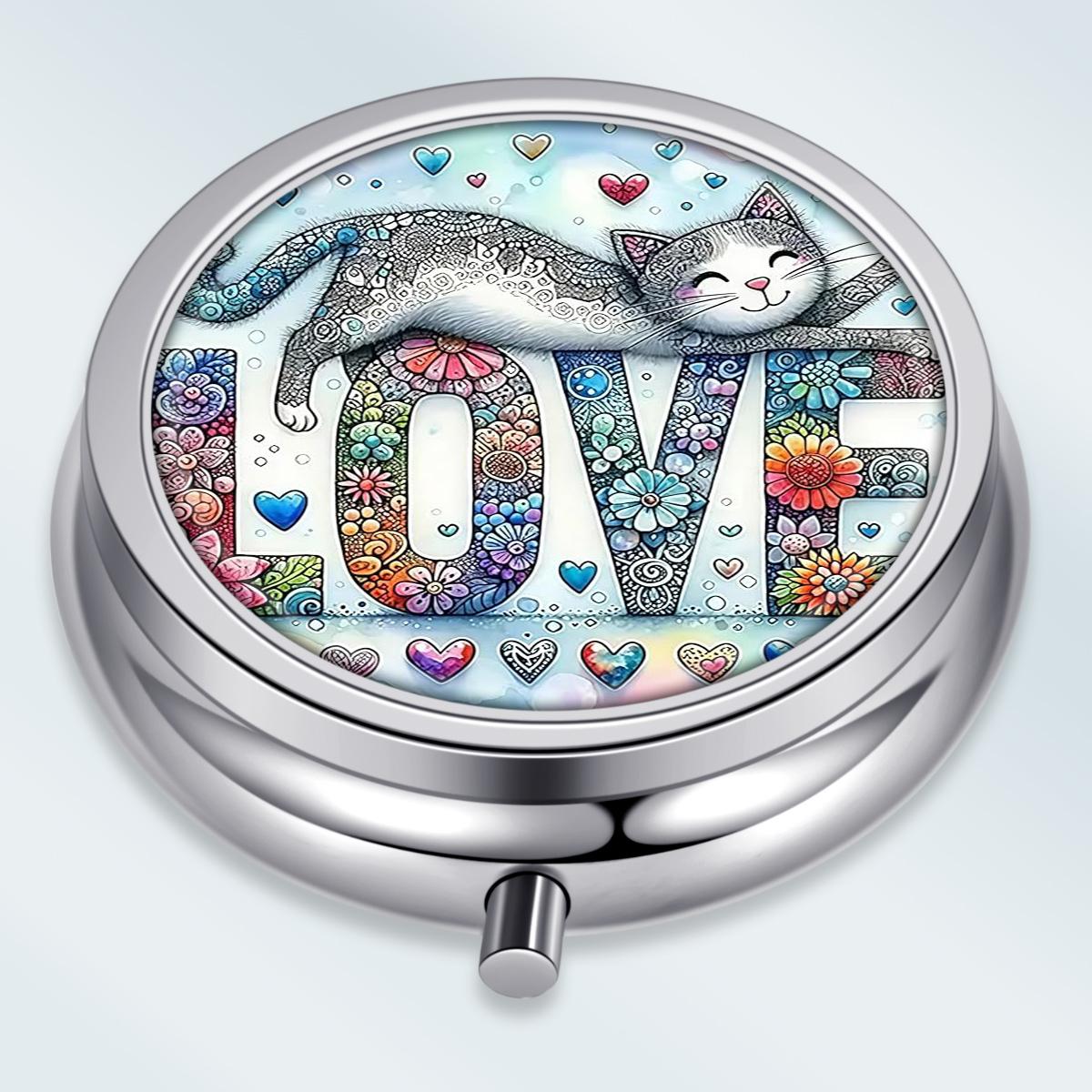 Portable Pill Box with 3 Compartments, Mini Metal Medicine Organizer Case, Cute Printed Pill Container for Vitamins, Pills, Jewelry, Travel, Daily Use разноцветный
Portable Pill Box with 3 Compartments, Mini Metal Medicine Organizer Case, Cute Printed Pill Container for Vitamins, Pills, Jewelry, Travel, Daily Use разноцветный