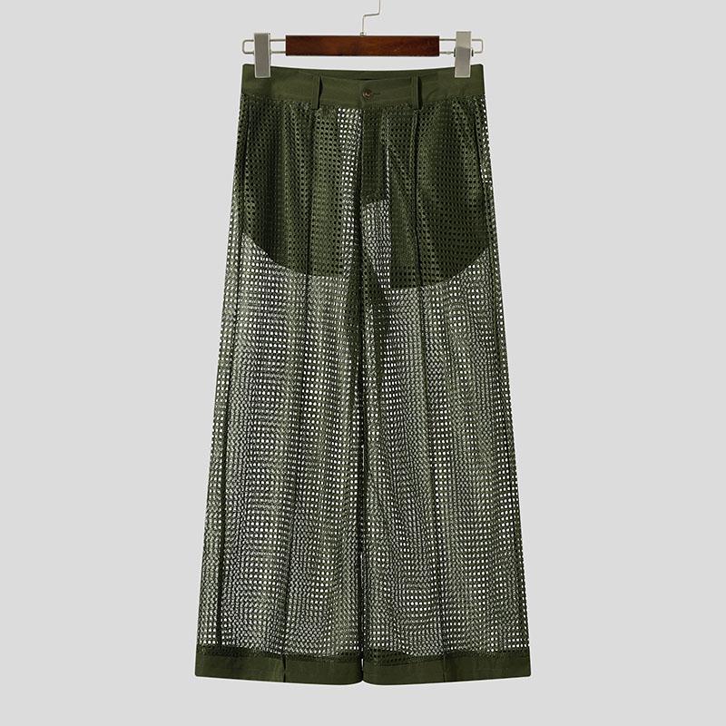 INCERUN Men Zip-up Waist Patchwork See Through Hollow Casual Long Pants Trousers 5XL зелёный
INCERUN Men Zip-up Waist Patchwork See Through Hollow Casual Long Pants Trousers 5XL зелёный